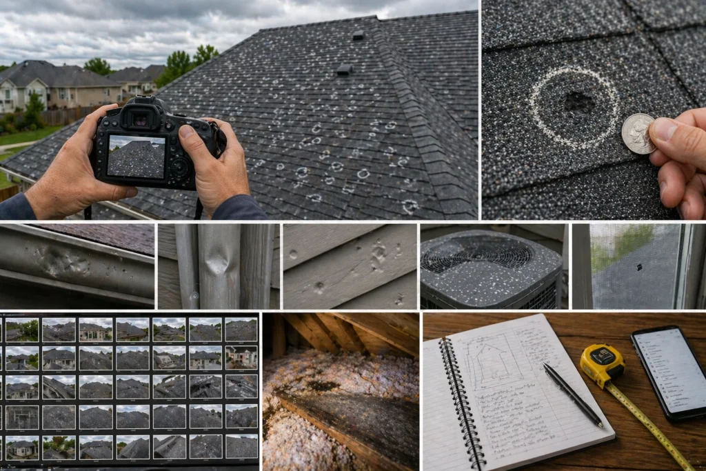 Document Hail Damage for an Insurance Claim 4