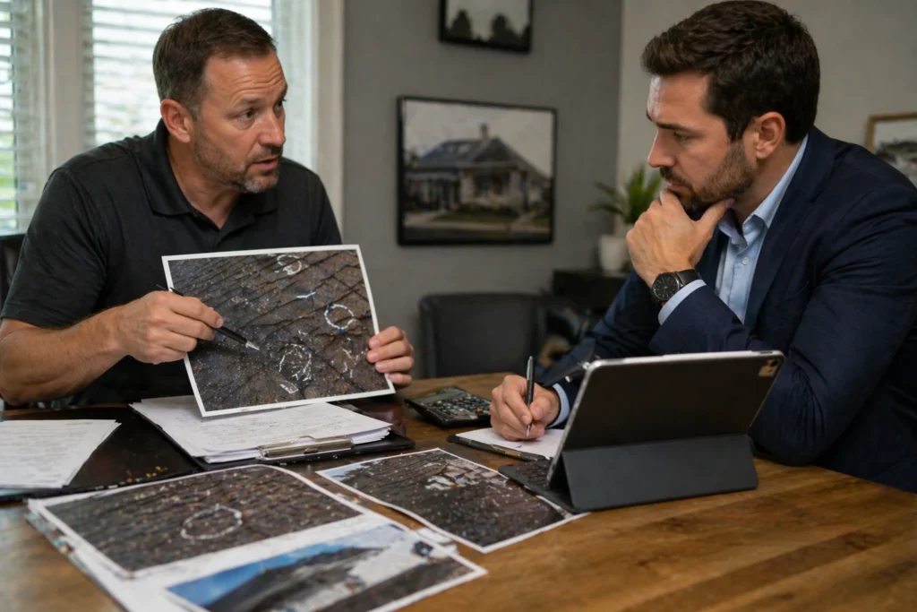 Hail Damage Roof Insurance Claim 2